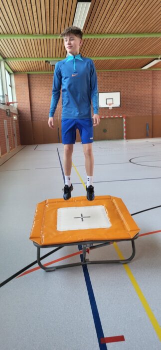 Trampolin Sporthalle